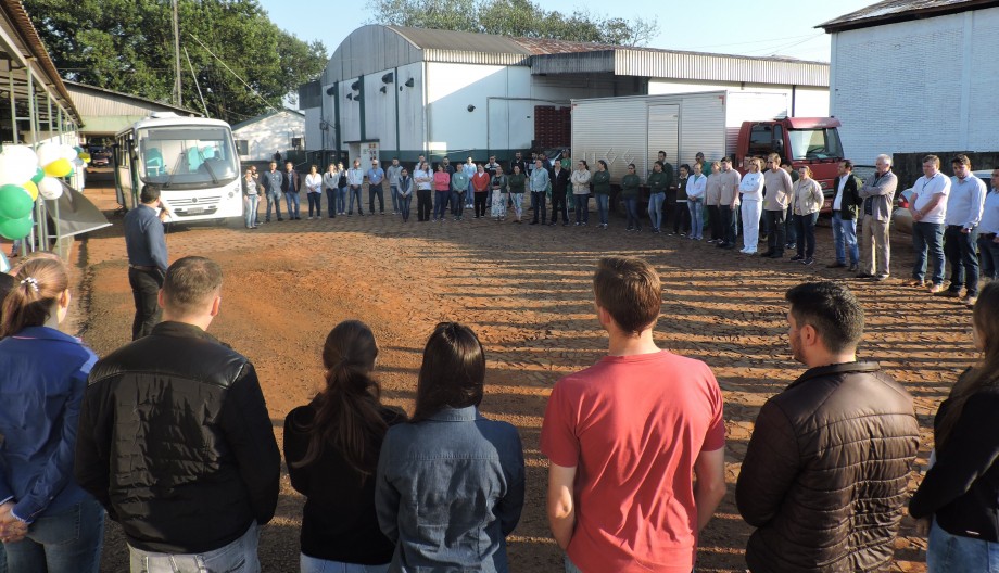 Inicio das atividades do patio da cooperativa